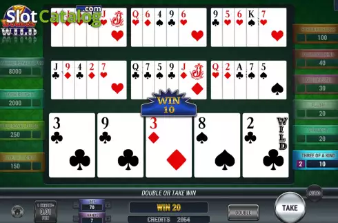 Οθόνη6. Poker 7 Deuces Wild Κουλοχέρης