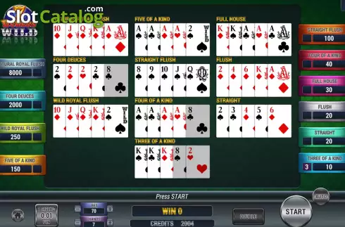 Οθόνη9. Poker 7 Deuces Wild Κουλοχέρης