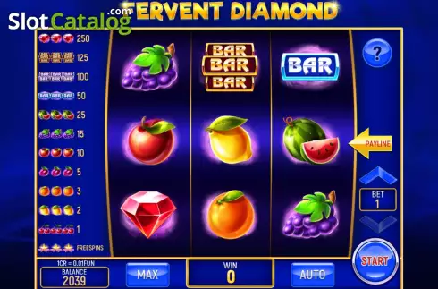 Οθόνη3. Fervent Diamond (3x3) Κουλοχέρης