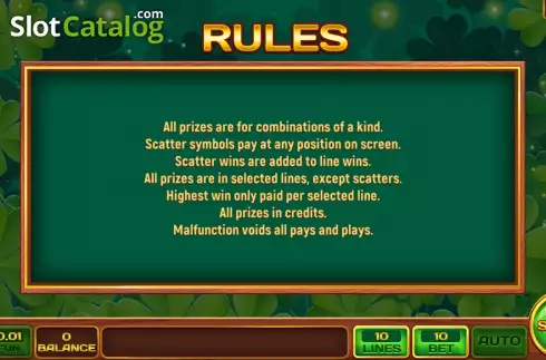 Οθόνη8. The Irish Game Κουλοχέρης