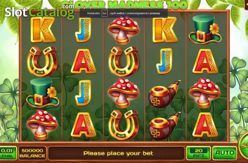 Οθόνη2. Clover Madness 100 Κουλοχέρης