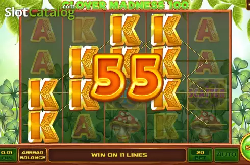 Οθόνη3. Clover Madness 100 Κουλοχέρης