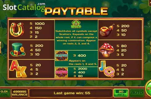 Οθόνη5. Clover Madness 100 Κουλοχέρης