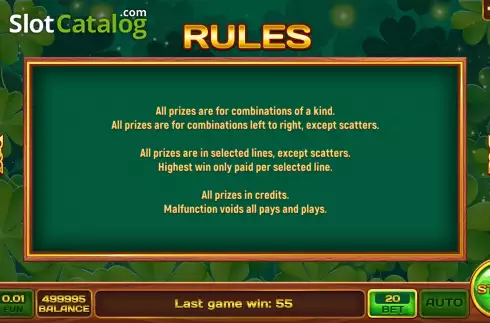 Οθόνη9. Clover Madness 100 Κουλοχέρης