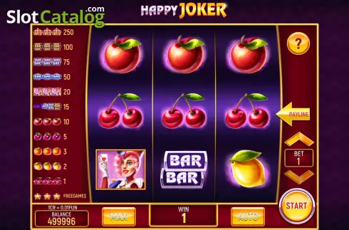 Οθόνη3. Happy Joker (3x3) Κουλοχέρης 