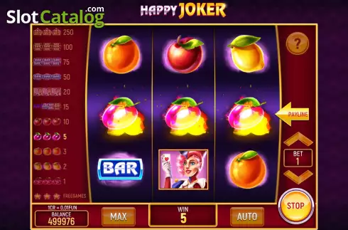 Οθόνη5. Happy Joker (3x3) Κουλοχέρης 