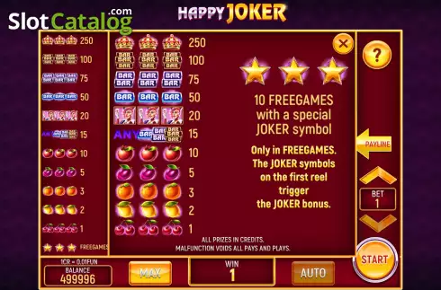 Οθόνη6. Happy Joker (3x3) Κουλοχέρης 