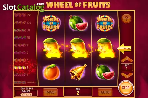 Οθόνη4. Wheel of Fruits (3x3) Κουλοχέρης