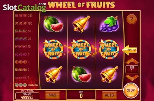 Οθόνη5. Wheel of Fruits (3x3) Κουλοχέρης