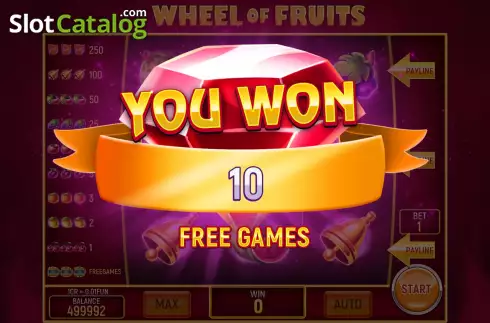 Οθόνη6. Wheel of Fruits (3x3) Κουλοχέρης