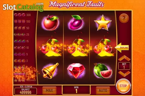 Οθόνη3. Magnificent Fruits (3x3) Κουλοχέρης