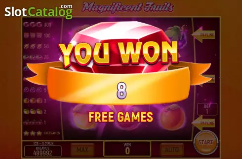 Οθόνη5. Magnificent Fruits (3x3) Κουλοχέρης