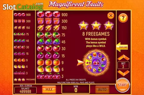 Οθόνη9. Magnificent Fruits (3x3) Κουλοχέρης