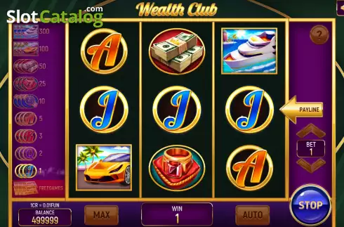 Οθόνη3. Wealth Club (Pull Tabs) Κουλοχέρης