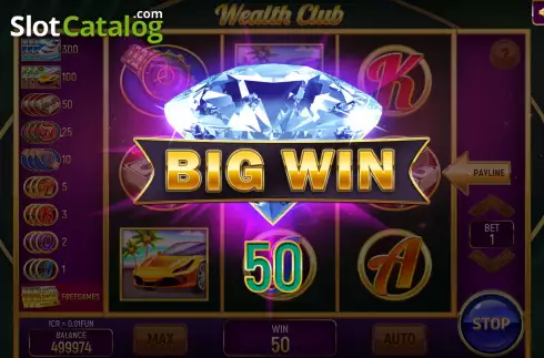 Οθόνη4. Wealth Club (Pull Tabs) Κουλοχέρης
