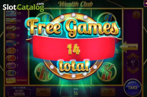 Οθόνη8. Wealth Club (Pull Tabs) Κουλοχέρης