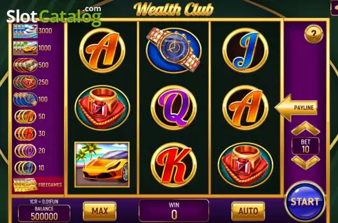 Οθόνη2. Wealth Club (3x3) Κουλοχέρης