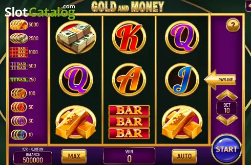 Οθόνη2. Gold and Money (Pull Tabs) Κουλοχέρης