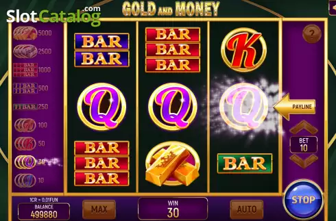 Οθόνη4. Gold and Money (Pull Tabs) Κουλοχέρης
