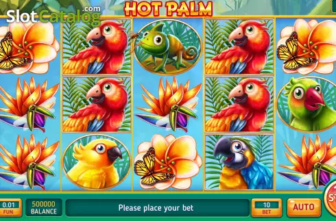 Οθόνη2. Hot Palm Κουλοχέρης