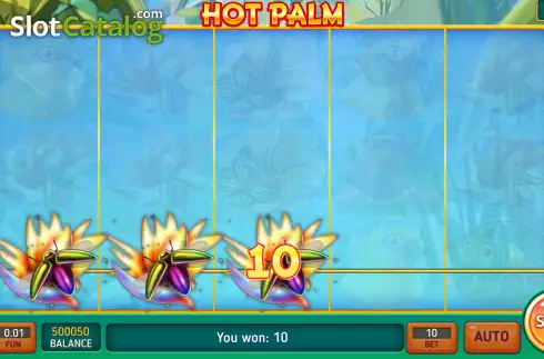 Οθόνη3. Hot Palm Κουλοχέρης