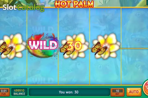 Οθόνη5. Hot Palm Κουλοχέρης