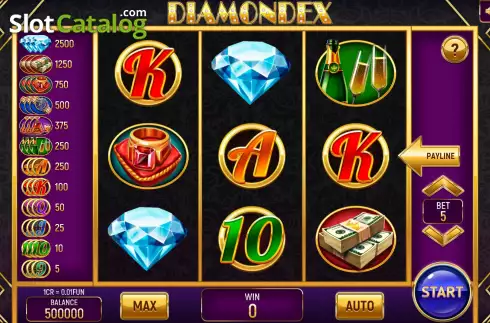 Οθόνη2. Diamondex (3x3) Κουλοχέρης