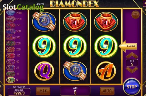 Οθόνη3. Diamondex (3x3) Κουλοχέρης