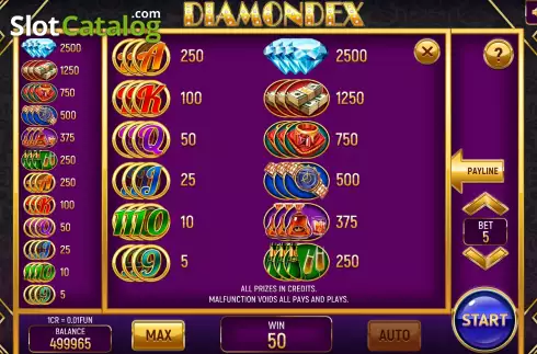 Οθόνη6. Diamondex (3x3) Κουλοχέρης