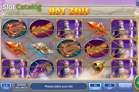Οθόνη2. Hot Zeus Κουλοχέρης