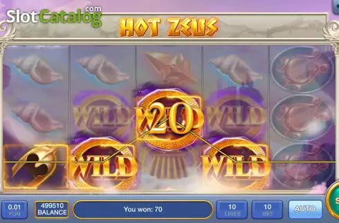 Οθόνη6. Hot Zeus Κουλοχέρης