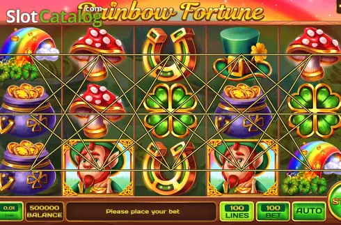 Οθόνη2. Rainbow Fortune Κουλοχέρης
