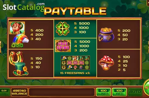 Οθόνη7. Rainbow Fortune Κουλοχέρης