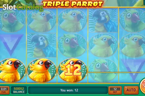 Οθόνη3. Triple Parrot Κουλοχέρης