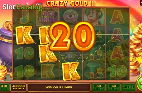 Οθόνη3. Crazy Gold III Κουλοχέρης