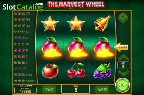 Οθόνη5. The Harvest Wheel (Pull Tabs) Κουλοχέρης
