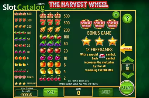 Οθόνη9. The Harvest Wheel (3x3) Κουλοχέρης