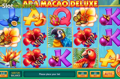 Οθόνη2. Ara Macao Deluxe Κουλοχέρης