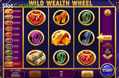 Οθόνη2. Wild Wealth Wheel (3x3) Κουλοχέρης