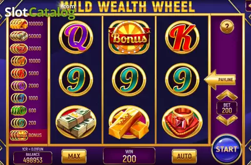 Οθόνη3. Wild Wealth Wheel (3x3) Κουλοχέρης
