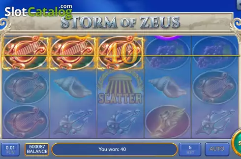Οθόνη3. Storm of Zeus Κουλοχέρης