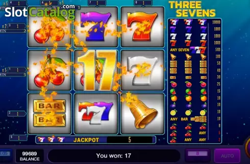 Οθόνη5. Three Sevens Κουλοχέρης