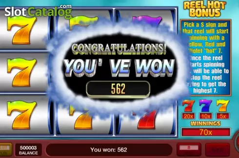 Οθόνη8. Reel Hot Bonus Κουλοχέρης