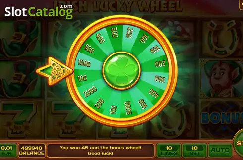 Οθόνη5. Irish Lucky Wheel Κουλοχέρης