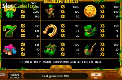 Οθόνη5. Dublin Gold Κουλοχέρης 