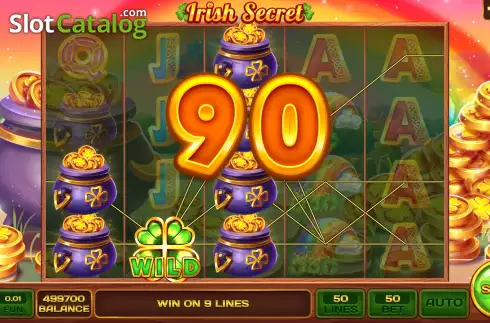 Οθόνη4. Irish Secret Κουλοχέρης 