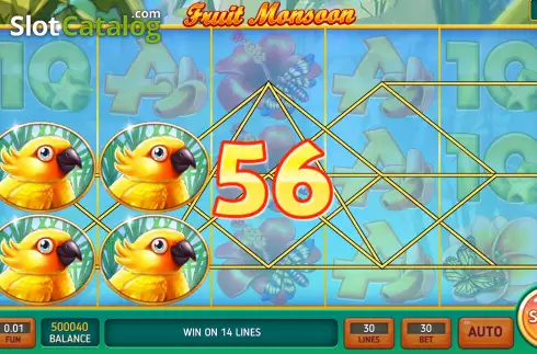 Οθόνη4. Fruit Monsun Κουλοχέρης 