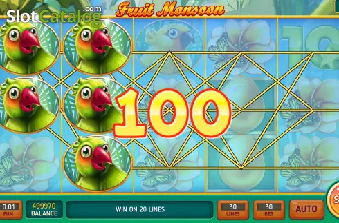 Οθόνη5. Fruit Monsun Κουλοχέρης 