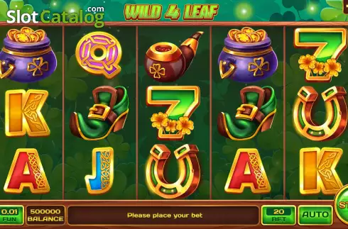 Οθόνη2. Wild 4 Leaf Κουλοχέρης