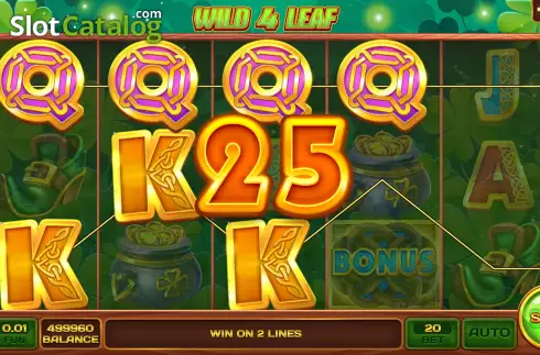 Οθόνη3. Wild 4 Leaf Κουλοχέρης